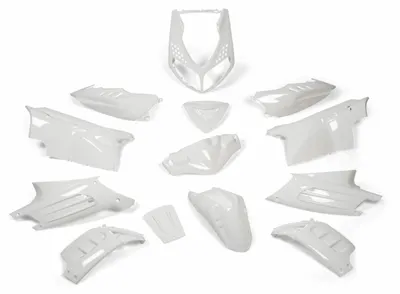 Productafbeelding van STR8 Wit verkleedingset, model 13, voor Peugeot Speedfight 2