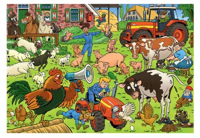 Obrázok produktu pre Goliath That's Life Junior Farm, 240 kusov, Farma, 6 rok / roky