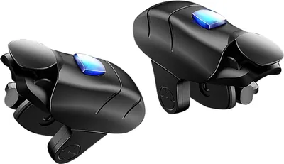 Produktbild von 2pcs Game Controller Hochsensitivität 30 Schüsse/s schnell free schießen schlüssige AIM AIM -Taste Trigger Gamepad für Android -Mobiltelefon-Schwarz
