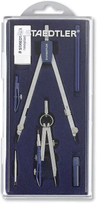 Immagine prodotto di Compasso in ottone e accessori - Precisione - Singolo pezzo - Valigetta - Astuccio in pelle