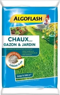 Immagine prodotto di ALGOFLASH Calce per prato e giardino - 10 kg