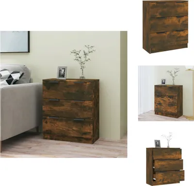 Obrázok produktu pre vidaXL Príborník údený dub 60x30x70 cm materiál na báze dreva - Príborníky
