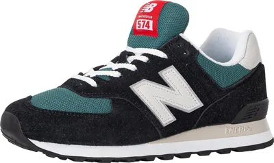 Produktbild von New Balance 574 Wildleder Trainer, Schwarz 41.5 EU