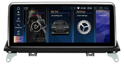 Zdjęcie produktu dla Radio Android BMW X5 E70 / X6 E71 CIC Android Auto Carplay 8+128 GB