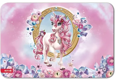 Image de ROTH Sous-main "Licorne Beauty" similicuir