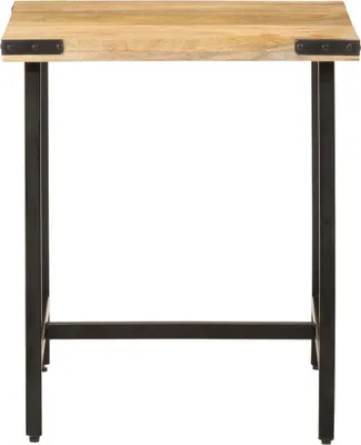 Zdjęcie produktu dla vidaXL Stolik boczny 45x45x50 cm z litego drewna mango i żelaza