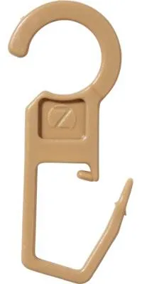 Obrázek produktu pro Gardinia Home Decor 2347, Záclonový háček, Plast, Přírodní, 10 kusů