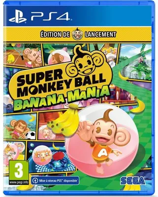 Produktbild von SEGA Super Monkey Ball Banana Mania - Launch Edition, PlayStation 4, RP (Rating Pending)