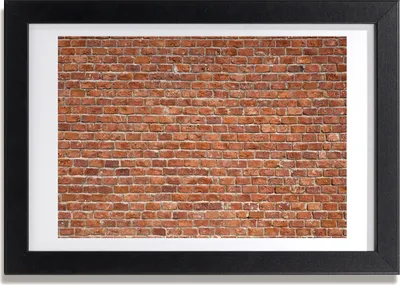 Produktbild von Bild 30x20 MDF-Rahmen, Wandkunst Ziegelwand