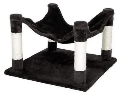Produktbild von Kerbl Pet Katzenhängematte Samira, Erhöhter, kuscheliger Katzenruheplatz aus Sof