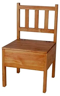 Produktbild von Eckbank im Landhausstil aus massivem Pinienholz, 50x89x50 cm, Honig