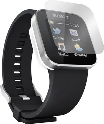Produktbild von 2er-Pack PhoneNatic Displayschutzfolien klar  kompatibel mit Sony Smartwatch