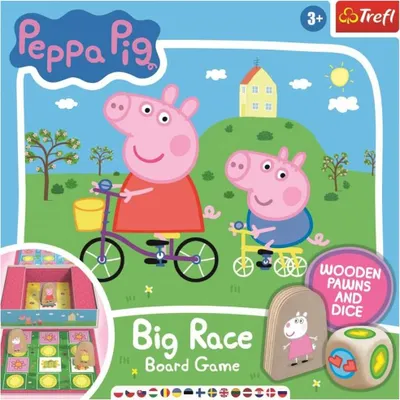 Obrázok produktu pre Peppa Pig Big Race, Stolová hra, Závod, 3 rok / roky, 15 min, Rodinná hra