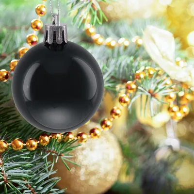 Produktbild von Christbaumkugeln-Set, 50 glänzende Ornamente