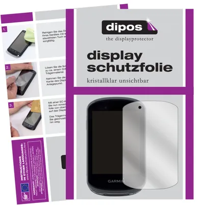 Produktbild von 2x Schutzfolie für Garmin Edge 830 klar Displayschutzfolie Folie Display Schutz dipos