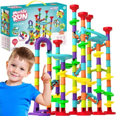 Zdjęcie produktu dla WOOPIE Kulodrom Tor Kulkowy Zestaw Spirala 142 el.