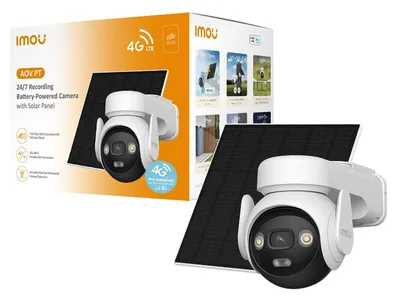 Produktbild von IMOU IPCam AOV PT 4G 5MP WLAN QHD IR 20m
