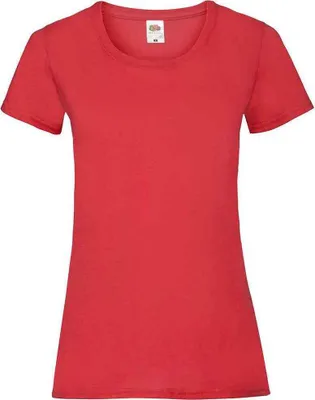 Image de Fruit of the Loom - "Valueweight" T-Shirt für Damen RW9421 (44 DE) (Rot)