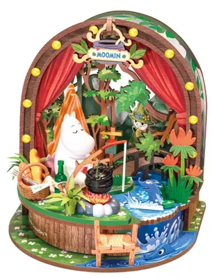 Produktbild von Waldlager am Fluss – DIY Miniaturhaus 3D-Puzzle von Robotime