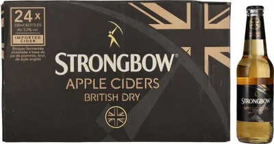 Image de Strongbow Apple Ciders British Dry 5% Vol. 24x0,33l