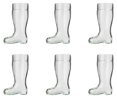 Produktbild von Biergläser, Bierstiefel 6er Set - 0,25 Liter