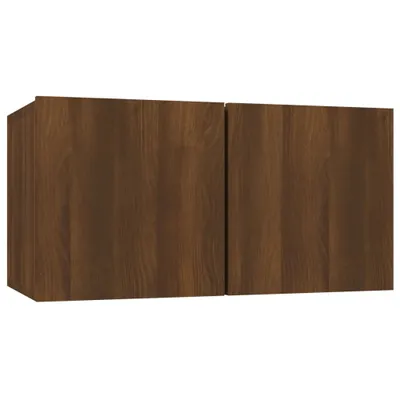 Produktbild von TV-Wandschrank Braun Eiche 60x30x30 cm Holzwerkstoff