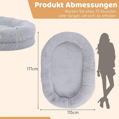 Image de Couverture pour chien - Tapis pour chien - Coussin pour chien - Lit pour animaux - Grande taille : 171 x 115 cm