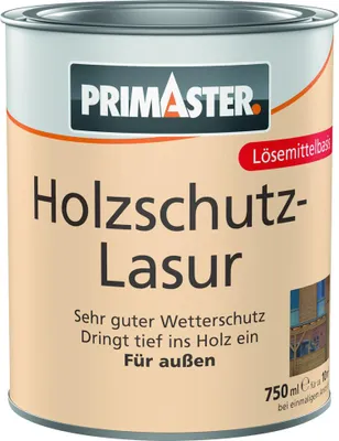 Produktbild von Primaster Holzschutz-Lasur 750 ml farblos
