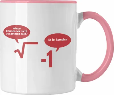 Produktbild von Trendation - Mathelehrer Tasse Mathematiker Physik Tassen mit Spruch Lustig Kaffeetasse Physiker Geschenk Mathestudent Sprüche (Rosa)