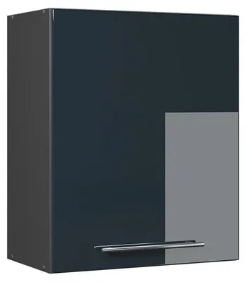 Zdjęcie produktu dla Szafka ścienna Vicco Fame-Line Ciemnoniebieski wysoki połysk 60 cm, Model 62848