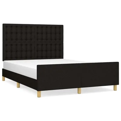 Immagine prodotto di vidaXL Struttura letto senza materasso nero 140x200 cm tessuto