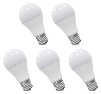 Productafbeelding van Spectrum LED Peerlamp A60 E27 Mat - 11W 1050lm 4000K - Neutraalwit Dimbaar - Vervangt 75W - 5 stuks