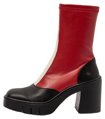 Produktbild von Art Stiefeletten mit Absatz Damen 1973 NAPPA RED-BLACK/BERNA Farbe Rot