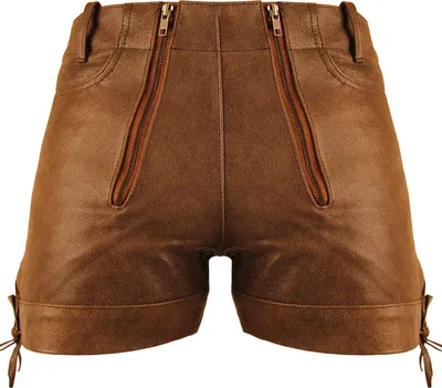 Produktbild von Bockle® Cracker Pants Lederhose Leder Jeans Leder Shorts Pants kurze Lederhose Herren  , W32/L30