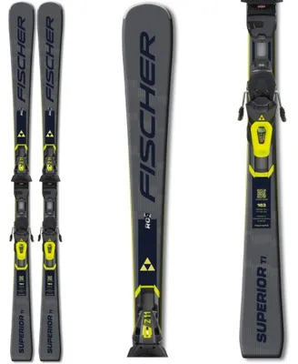 Obrázok produktu pre Lyžiarky Pisten-Ski FISCHER RC4 Superior TI Black Allride + viazanie RC4 Z11 GW, farba: antracit, dĺžka: 163 cm, veľkosť: 170-180 cm