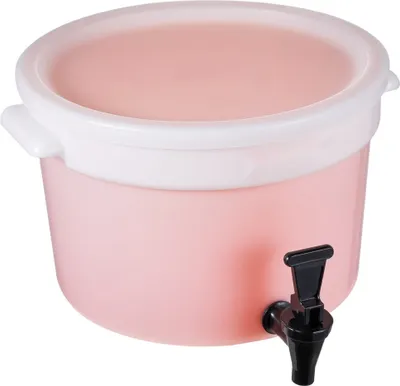 Produktbild von Getränkespender 11 L - Saftspender aus Kunststoff mit Zapfhahn und Deckel - Eistee-Limonade-Wasserspender für Partys, Restaurants und Hotels