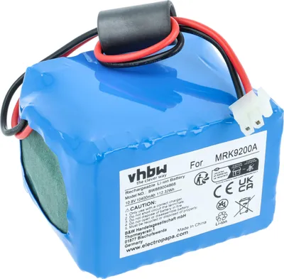 Produktbild von vhbw Akku kompatibel mit Robomow RT700 2021, RX20u, RT300 2022, RX12, RX50 Pro, RT300 2021, RX50, RT700 2022 (10400mAh 10,8V Li-Ion, ohne Gehäuse)