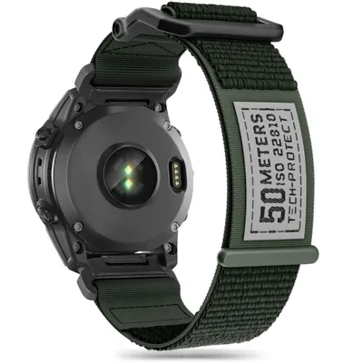 Obrázok produktu pre Tech-Protect Scout popruh pre Garmin Fenix 5 / 6 / 6 Pro / 7 - tmavozelen