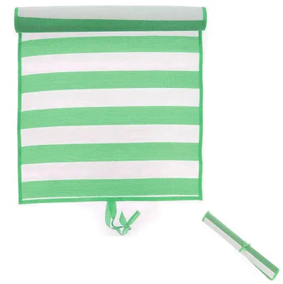Immagine prodotto di set di 2 tappetini da spiaggia leggeri Tappetino da bagno in PVC a rete 60x180cm Verde