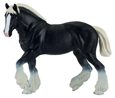 Zdjęcie produktu dla Mojo Fun Clydesdale Horse Black, 3 lat(a), HORSE WORLD, Czarny, Polichlorek winylu (PVC)