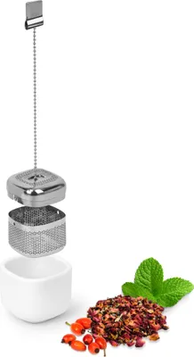 Produktbild von TOPANBIETER 999 Teeei CUTEA für losen Tee Teesieb Teefilter Teekugel Edelstahl