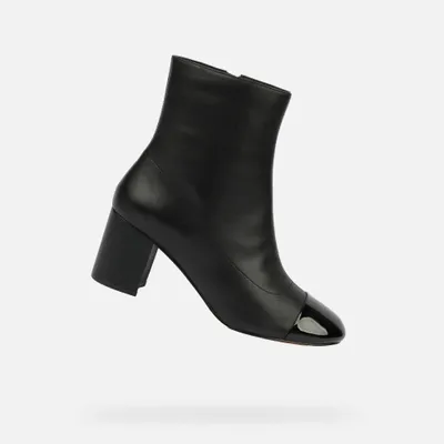 Produktbild von Geox Schwarze Damen-Ankle-Boots Virnilisa 65 41