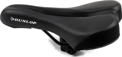 Produktbild von Fahrradsattel von Dunlop, MTB, City-, Touren- und Rennenräder, Komfortzonenausschnitt, gefedert, Größe ca. 27 x 17 x 11 cm