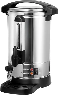 Immagine prodotto di Jopassy bollitore per vin brulè 8 litri in acciaio inox con rubinetto, 1500W, distributore di bevande calde bollitore per vin brulè bollitore per vin brulè pentola per vin brulè elettrico