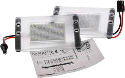 Produktbild von BRANDT AUTOMOTIVE Kennzeichenleuchten + Kabel LED kompatibel mit Volvo 850 I 93-97 V70 I P80 97-00 XC70 I P80 98-00