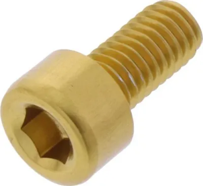 Produktbild von Zylinderschraube JMP Bolt M5x0,8mm 10mm Aluminium gold