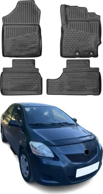 Immagine prodotto di OMAC tappetini in gomma per Toyota Yaris 2011-2022 RHD TPE nero 4x