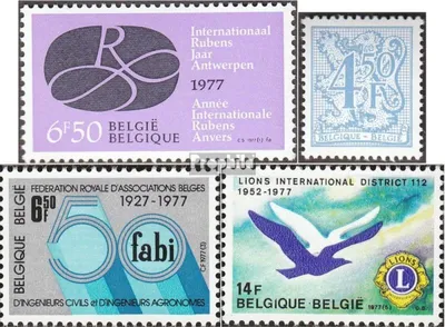 Produktbild von Briefmarken Belgien 1977 Mi 1890,1891,1894,1901 (kompl.Ausg.) postfrisch Rubens
