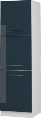 Produktbild von Herdumbauschrank Vicco Fame-Line Dunkelblau Hochglanz 60 cm, Model 49640