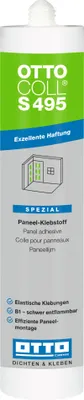 Produktbild von Ottocoll S495 1K-Silikon-Klebstoff auf Alkoxy-Basis für innen und außen - 310ml Kartusche